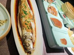 黄椒葱油大黄鱼-羲和雅苑•北京烤鸭(瑞吉店)