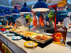 自助取餐区-帝企鹅自助餐厅•儿童岛•真企鹅(长隆企鹅酒店)