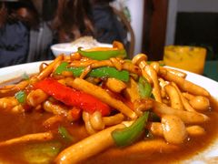 XO白玉菇虾仁-隐食餐厅(金水湾公馆店)