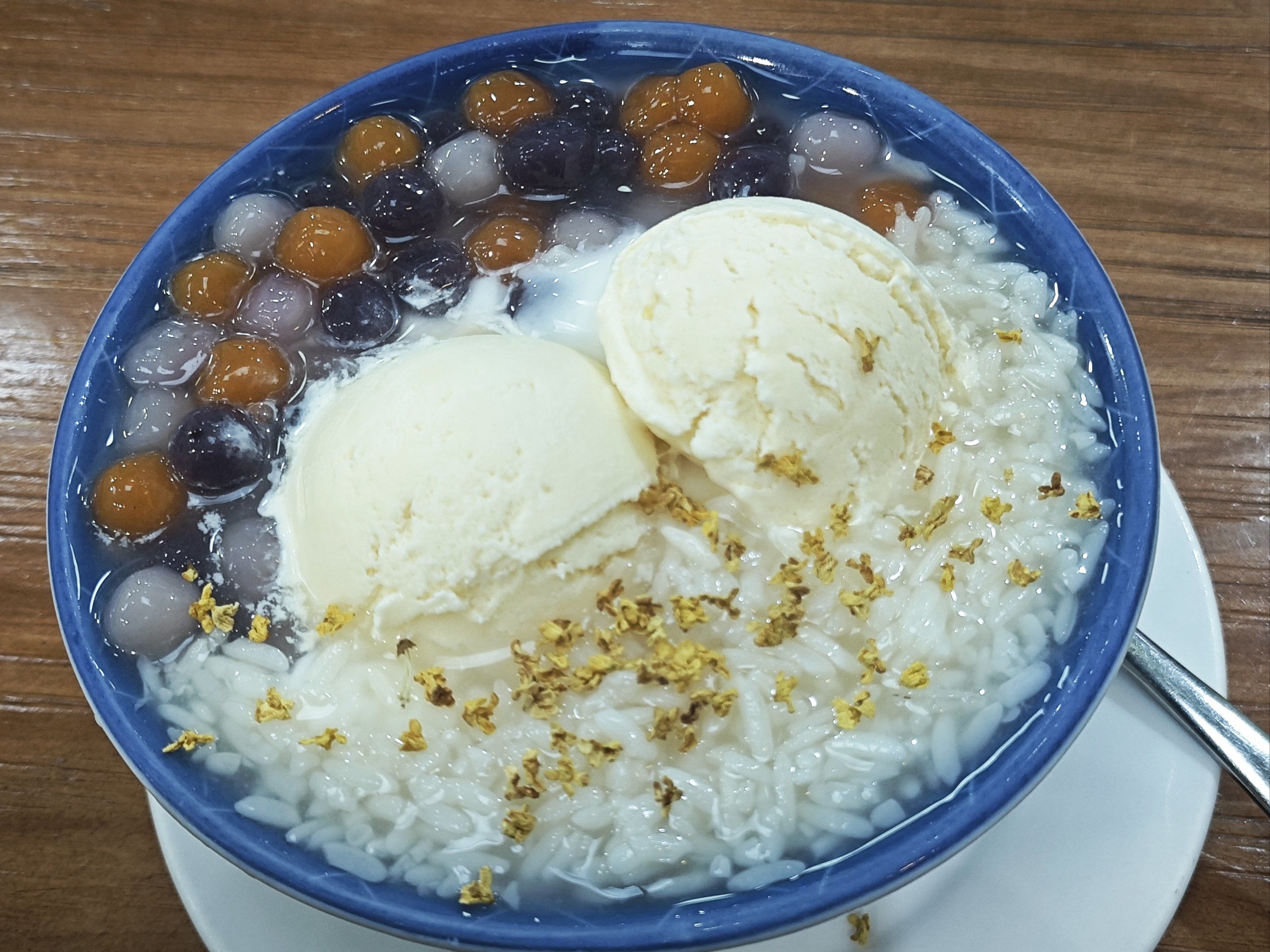 酒酿米麻薯冰淇淋