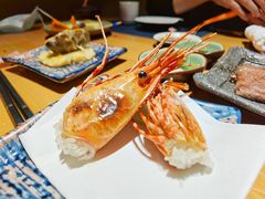 盐烤牡丹虾头-本逸·割烹料理(湖墅店)