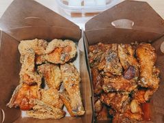 炸鸡翅一半一半-富乐满韩国正宗炸鸡韩国料理(虹泉路店)