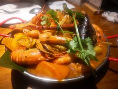 手抓海鲜黄咖喱味-仓库南洋海鲜小排档(柳河路店)