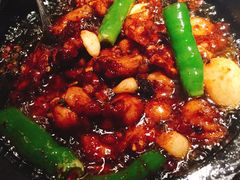石锅杭椒牛蛙-桂满陇天书(南京德基旗舰店)