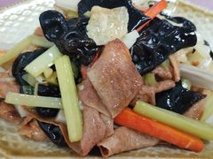酸辣腐皮炒木耳-乐乐餐厅(湘子庙街店)