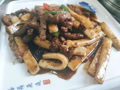 牛肉炒年糕-西新饭店(城中店)