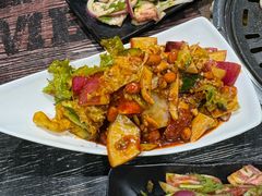 红岸大拌菜-红岸碳烤齐齐哈尔原味生态烤肉