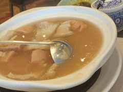 虾米猪踭煲粉莲藕-汤臣·空中餐厅·严选粤菜(石湾世博广场店)