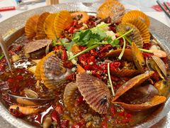 发财甜麻海鲜锅-金多鱼大排档·烤鱼·烧烤·宵夜(江南水都店)