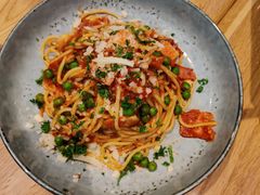 意式细面配烟熏三文鱼-Wagas沃歌斯(大学路店)