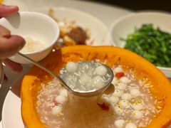 南瓜酒酿小圆子-玫瑰厅上海菜(兴国路店)