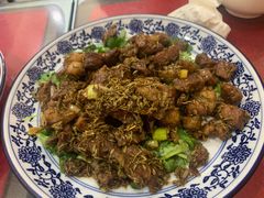 孜然羊肉-北大地皖峰饭馆