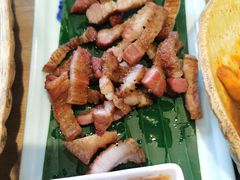 烤五花肉-纳禾春.云南.版纳特色菜.傣味手抓饭(南亚店)