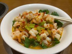 自制剁椒煮虾仁-国宴东安鸡(东安味道)