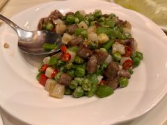山葵酱藕粒炒和牛-利苑酒家(华熙国际店)
