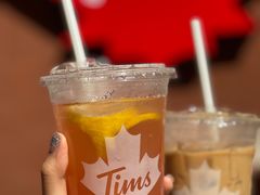 柠檬蜜桃乌龙茶-Tims天好咖啡·贝果(雁展路万象天地店)