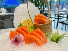 三文鱼刺身-渔文乐·海鲜大排档(壹品总店)