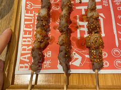 烤现串羊肉-北往西·西安油泼面(万德庄店)