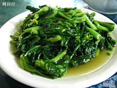 炒茼蒿-海韵人家.海景花园经典云南菜(双廊店)