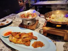 蒜香蜜汁排骨-绿茶餐厅(乐峰广场店)