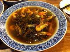 笋干菜烧河虾-兰边碗(鼓楼店)