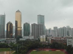 窗外景色-广州天河希尔顿酒店