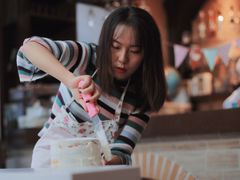 -咖咖熊蛋糕定制·蓝风车动物奶油