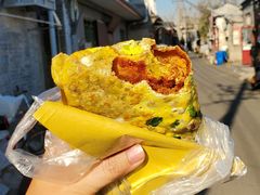 招牌双蛋煎饼-大华煎饼(交道口北剪子巷店)