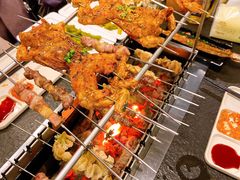 -長壹旋转烤吧 农家鸡火锅