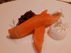 橡木烟熏三文鱼-迪拜帆船酒店海底餐厅