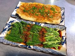 韭菜-探鱼·鲜青椒爽麻烤鱼(天一广场店)