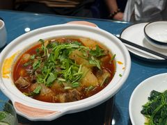 汉源清溪黄牛肉-干老四雅鱼饭店(滨江西路店)