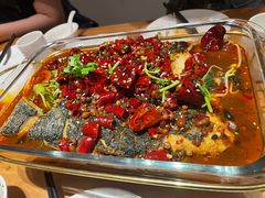 麻辣素烤鱼-朵朵开素食餐厅(后宰门街店)