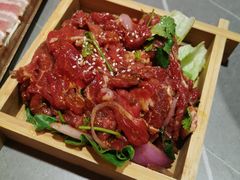 招牌拌牛肉-正宗齐齐哈尔烤肉·齐牛哥鲜切炭火烤肉(杭州总店)