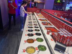 自助调料区-麻辣英雄重庆火锅(二城广场店)