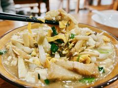 糟肉冬笋炒年糕-老袁炒年糕(富豪路店)