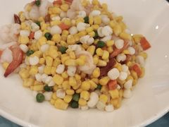 芡实玉米炒虾仁-侬佳蒸菜馆(听潮店)