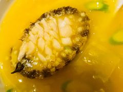 有机小米煨辽参-臻宝中餐厅·大连菜·海鲜·融合菜(大连一方城堡豪华精选酒店)