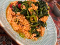 菠菜拌面筋-东方亚克西餐厅(西康路店)