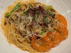 芝士蘑菇鲜虾意大利面-BE BRIGHT KITCHEN(正佳广场店)