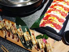 调味五花肉-九田家黑牛烤肉料理(万达店)