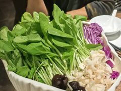 现烫鸡毛菜-皖厨·中国徽菜(万象食家店)
