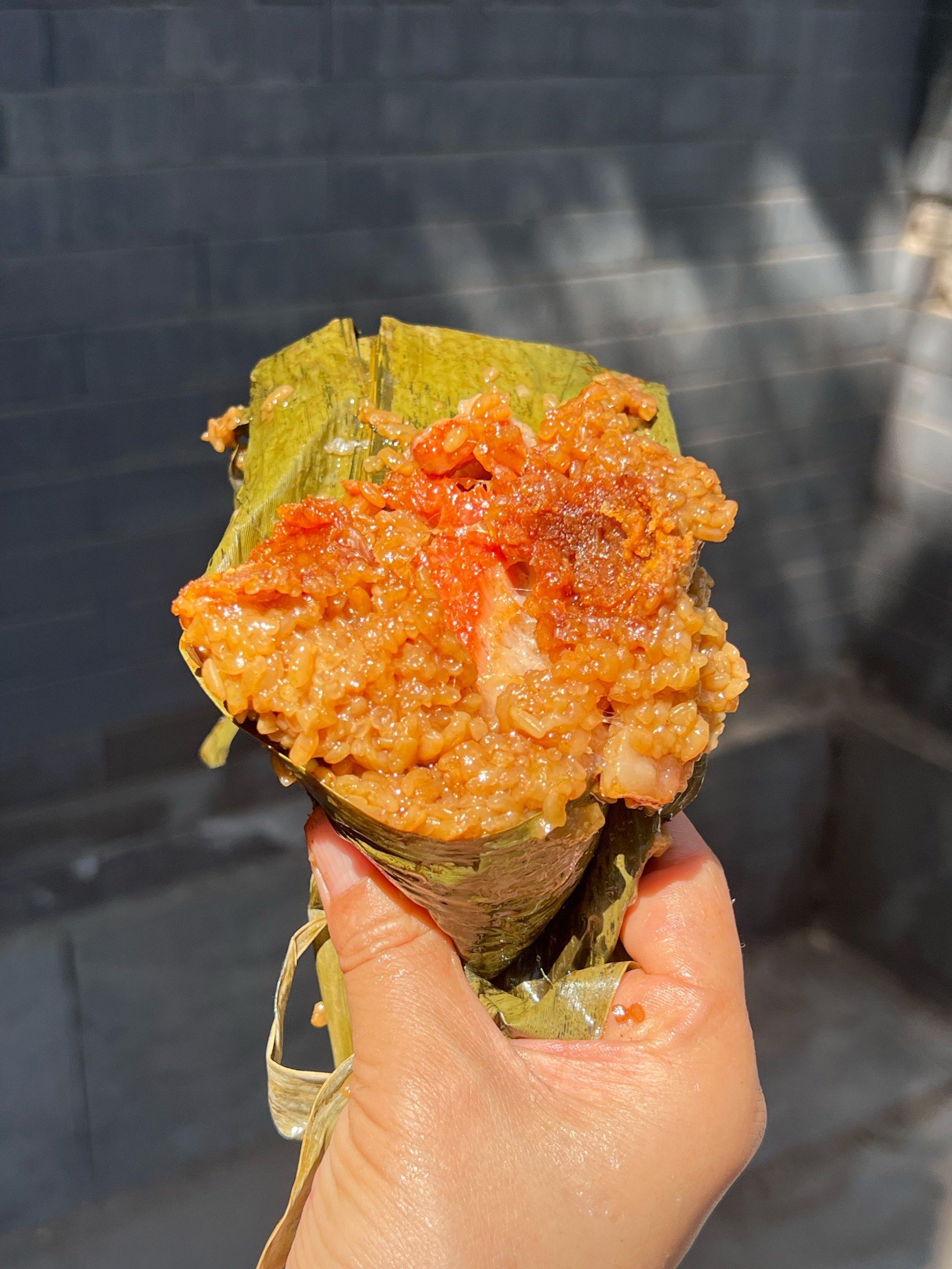 我在北京吃到了超好吃的咸粽子!