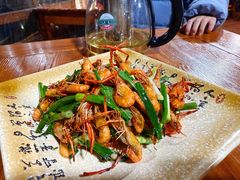 葱爆河虾-75幢私房菜馆