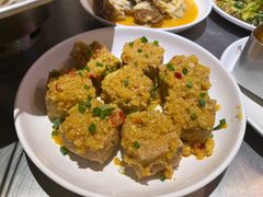 蒜香香炸臭豆腐-烎记烧烤(蓝天花园店)