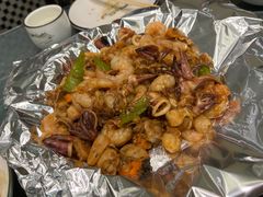 铁板三鲜-大丰收海鲜地方菜馆