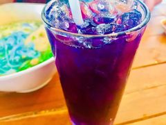 -蝶豆花蓝面条