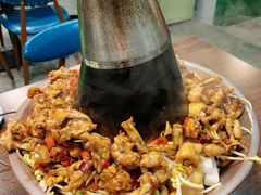 特色牛蛙锅-超越炭火牛蛙火锅鸡(河东店)