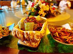虎皮辣子烧牛肠-沣峪鱼庄