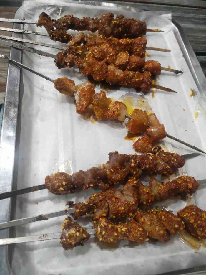 二毛电烤串-"上串速度慢就算了,竟然上来还是凉的,肉串.